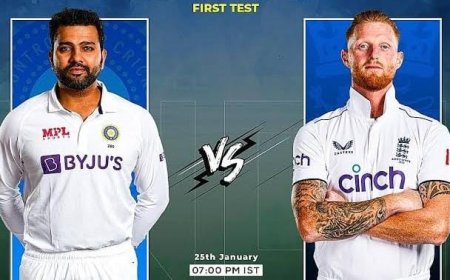 लाइव: इंडिया vs इंग्लैंड  पहला टेस्ट मैच