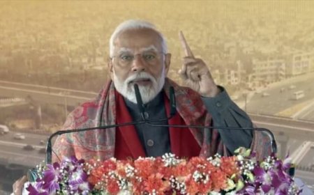 बुलंदशहर में गरजे पीएम मोदी, कहा - राम की प्राण प्रतिष्ठा के बाद अब राष्ट्र प्रतिष्ठा को नई ऊंचाई देना है