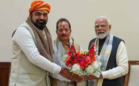 प्रधानमंत्री नरेंद्र मोदी से मिले बिहार के उपमुख्यमंत्री सम्राट चौधरी एवं विजय सिन्हा