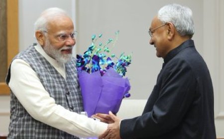 पीएम मोदी से मिले बिहार के मुख्यमंत्री नीतीश कुमार | Photo Highlights