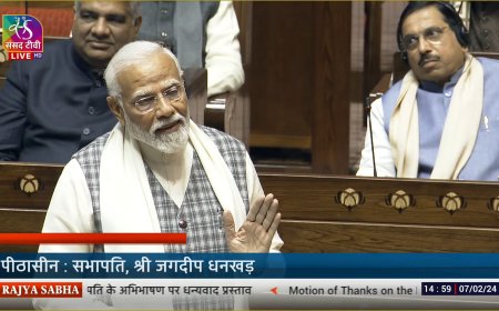 कांग्रेस ने जम्मू कश्मीर के SC/ST,OBC को सात दशकों तक अधिकारों से वंचित रखा: पीएम मोदी
