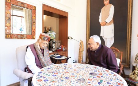बीजेपी के वरिष्ठ नेता लाल कृष्ण आडवाणी से मिले नीतीश कुमार | Photo Highlights