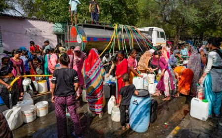 Delhi Water Crisis: जल मंत्री आतिशी का अनिश्चित कालीन अनशन शुरू, महात्मा गांधी को श्रद्धांजलि अर्पित करने के बाद अनशन की शुरुआत 