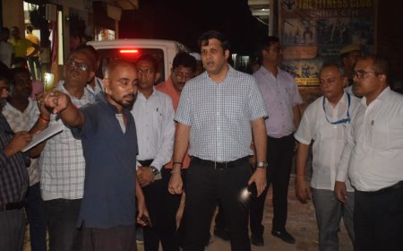 प्रयागराज में बाढ़ प्रभावित क्षेत्रों का जिलाधिकारी ने किया निरीक्षण, दिए आवश्यक निर्देश