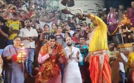 विंध्याचल धाम में ऊर्जा मंत्री एके शर्मा ने मां विंध्यवासिनी की चरणों में नवाया शीश