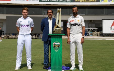 PAK vs ENG 1st TEST: पाकिस्तान ने इंग्लैंड के खिलाफ पहली पारी में बनाए 556 रन