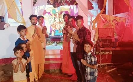 मिश्रपुर में नवरात्रि पर भव्य जागरण आयोजन, भक्तों ने माता महागौरी से सुख-शांति की प्रार्थना की