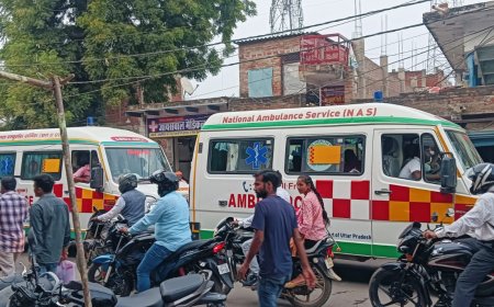 प्रयागराज: कोरांव बाजार में जाम की समस्या बढ़ी, एंबुलेंस भी फंसी