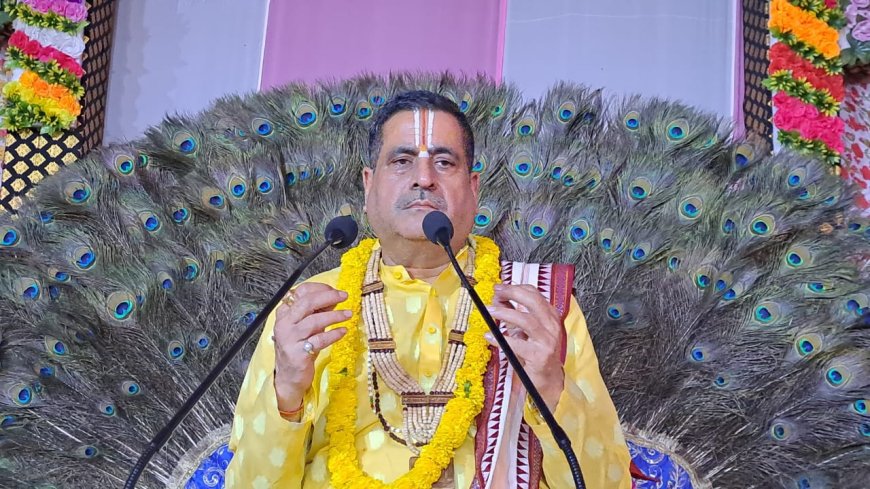 श्रीमद्भागवत कथा: भक्त ध्रुव और प्रह्लाद की कथा सुनकर श्रोता भावविभोर