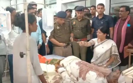 मिर्जापुर: अनुप्रिया पटेल की पुलिस को 2 घंटे की अल्टीमेटम, मारपीट में घायल कार्यकर्ता की शिकायत न दर्ज होने से नाराज