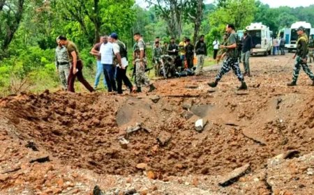 छत्तीसगढ़ के बीजापुर में बड़ा नक्सली हमला, 8 जवान शहीद