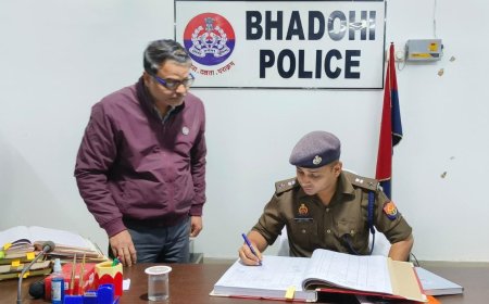 भदोही में नवागत पुलिस अधीक्षक ने संभाला कार्यभार, अपराधों पर कसेगा शिकंजा
