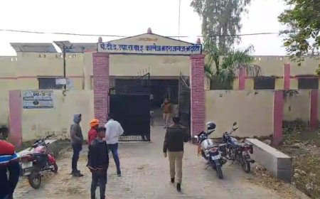 भदोही में बालिका इंटर कॉलेज के चौकीदार की हत्या, छत पर मिला खून से लथपथ शव
