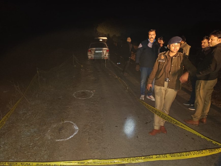 मिर्जापुर: पुलिस और गो-तस्करों के बीच मुठभेड़ में 2 गिरफ्तार, अवैध तमंचा और 32 गोवंश बरामद