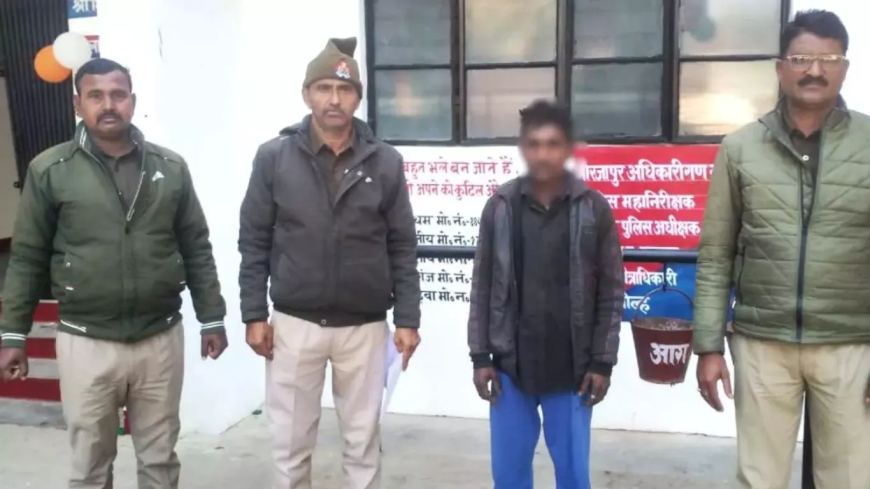 मिर्जापुर में हैवान पति की शर्मनाक हरकत: पत्नी के प्राइवेट पार्ट में गर्म चिमटा डाला, आरोपी गिरफ्तार