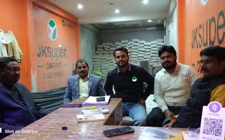 Mirzapur: जेके सीमेंट ने हलिया में दिखाई अपनी गुणवत्ता, राजगीर मिस्रियों को दी जानकारी