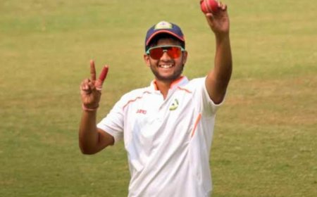भदोही के हर्ष दूबे ने रणजी ट्रॉफी में मचाया धमाल, एक सीजन में 69 विकेट लेकर बनाया रिकॉर्ड