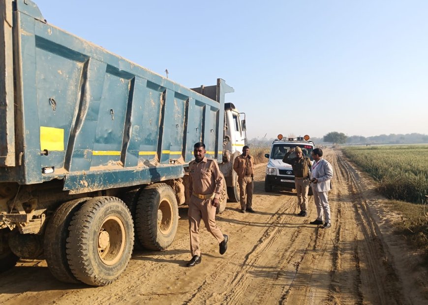 Mirzapur: अवैध खनन पर जिला प्रशासन की बड़ी कार्रवाई से मचा हड़कंप, 2 डंपर 1 जेसीबी जब्त