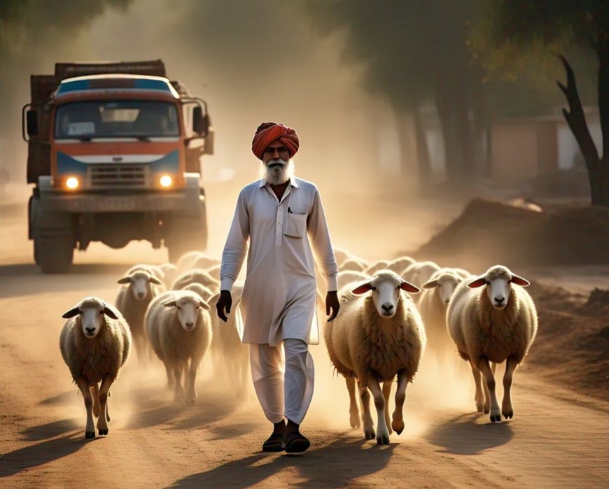 मिर्जापुर: बेकाबू ट्रक ने 50 भेड़ों को रौंदा, चालक फरार, जिले में हड़कंप