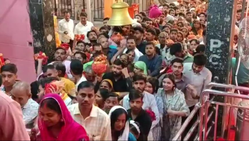 चैत्र नवरात्रि के प्रथम दिन मां विंध्यवासिनी धाम में उमड़ी भक्तों की भीड़, जानें चैत्र नवरात्रि का महत्व