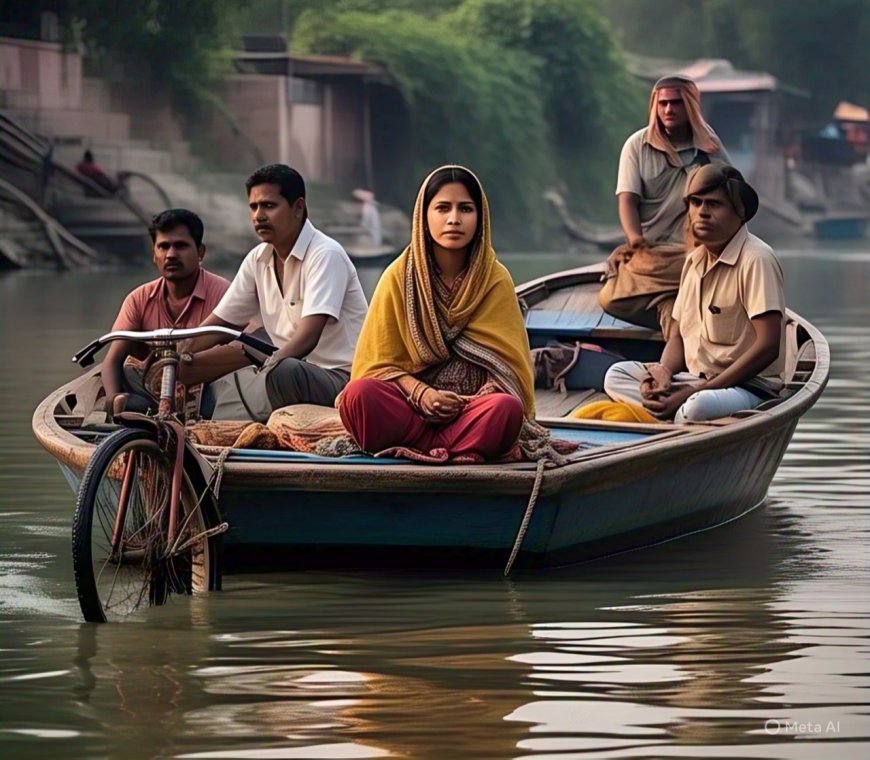 भदोही में मिर्जापुर की युवती ने बीच गंगा में लगाई छलांग, बैग से मिला पत्र, लिखा- 'मैं भगवान की अमृत संतान हूं', तलाश जारी