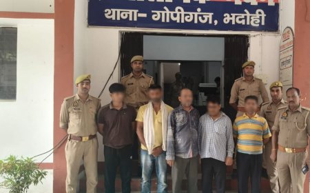 भदोही में पुलिस भर्ती घोटाला: फर्जी प्रमाण पत्र के जरिए चयनित हर्ष यादव सहित पांच गिरफ्तार