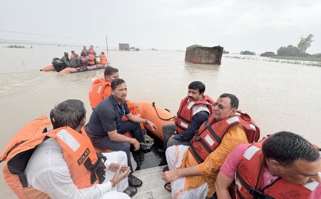 मिर्जापुर में बाढ़ से जलजला: कई मुख्य मार्ग और 12वीं तक के स्कूल बंद, जनजीवन अस्त-व्यस्त