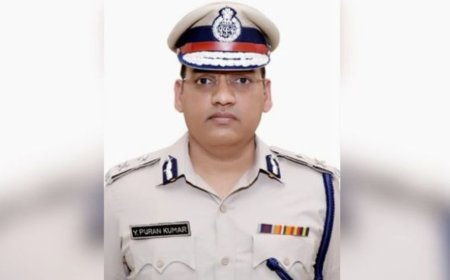 हरियाणा के ADGP वाई एस पूरन ने गोली मारकर की आत्महत्या, IAS पत्नी सीएम के साथ जापान दौरे पर