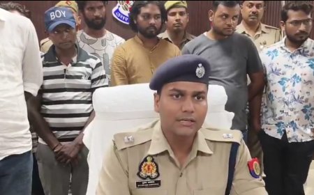 भदोही में साइबर फ्रॉड का बड़ा खुलासा: चीन-हांगकांग से जुड़े गैंग के 7 सदस्य गिरफ्तार, 5 करोड़ से ज्यादा की ठगी का पर्दाफाश