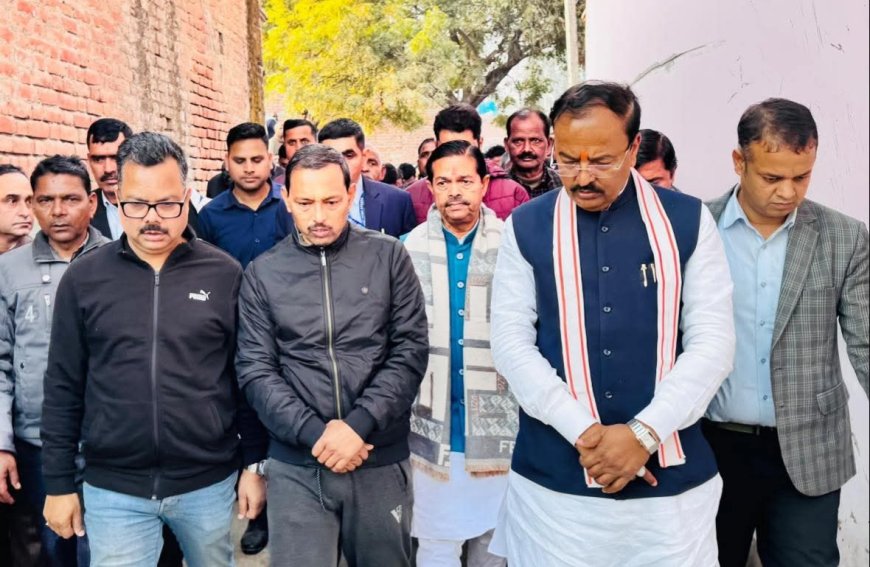 यूपी डिप्टी सीएम केशव प्रसाद मौर्य का काफिला गाय से टकराया, बाल-बाल बचे
